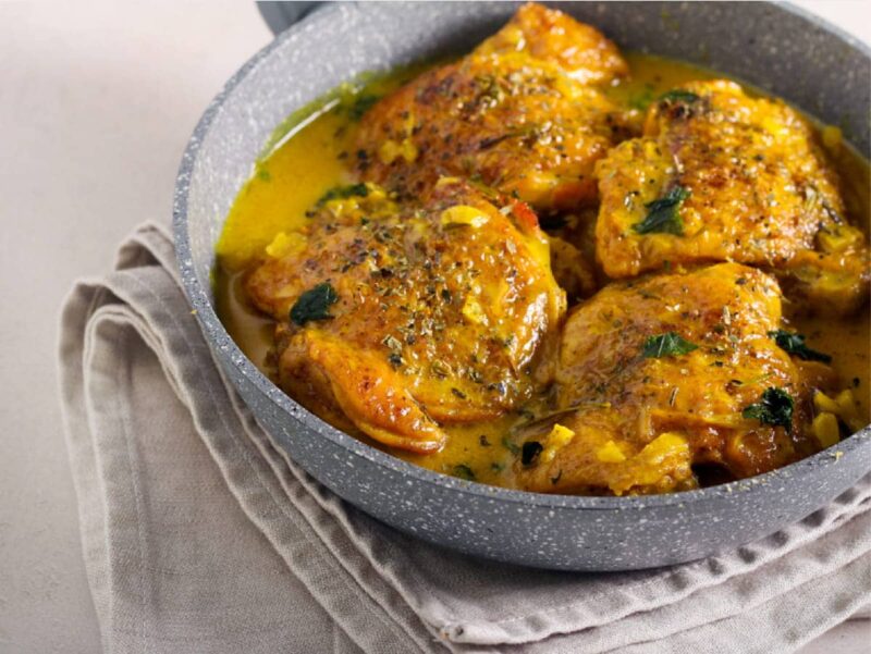 Recette cuisses de poulet au curry