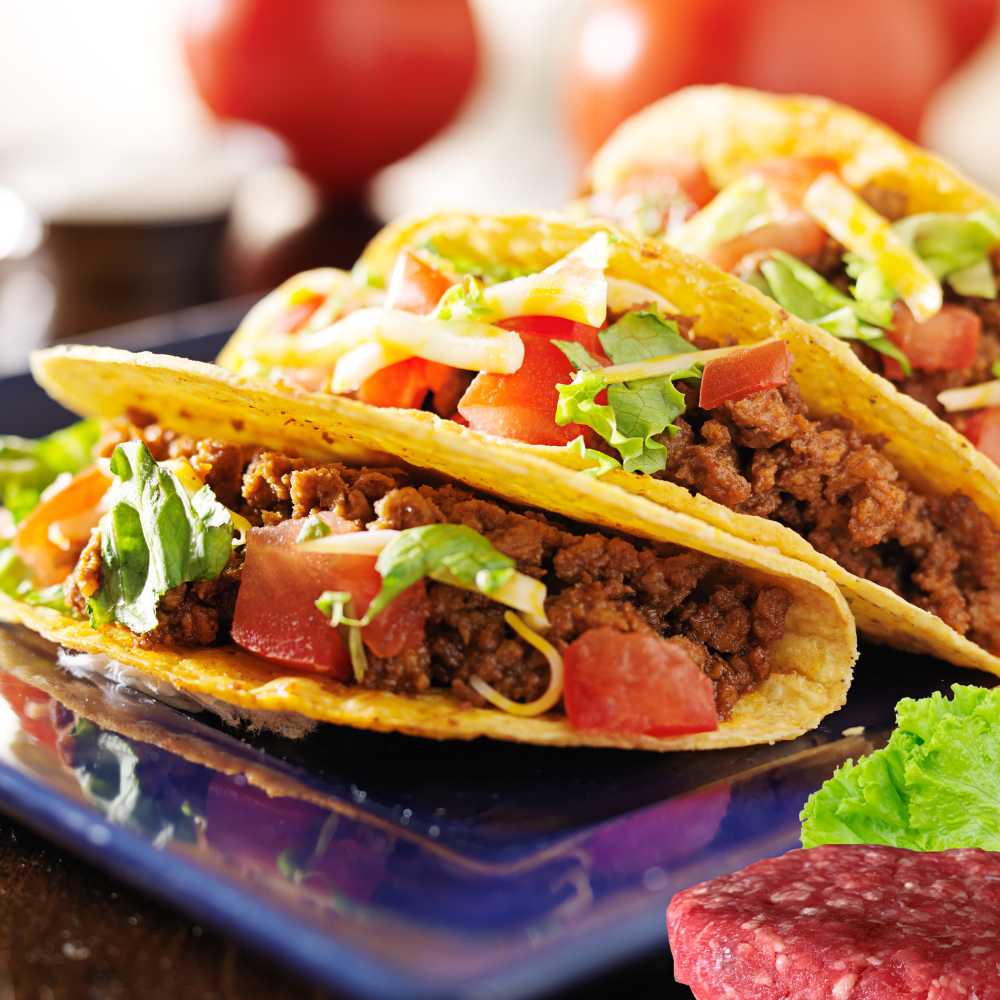 Tacos à la viande de boeuf