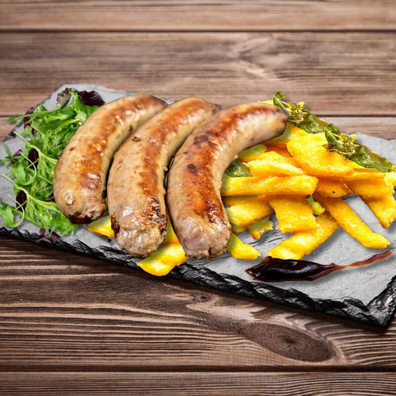 saucisse-de-porc-caramélisées-au-miel-et-moutarde